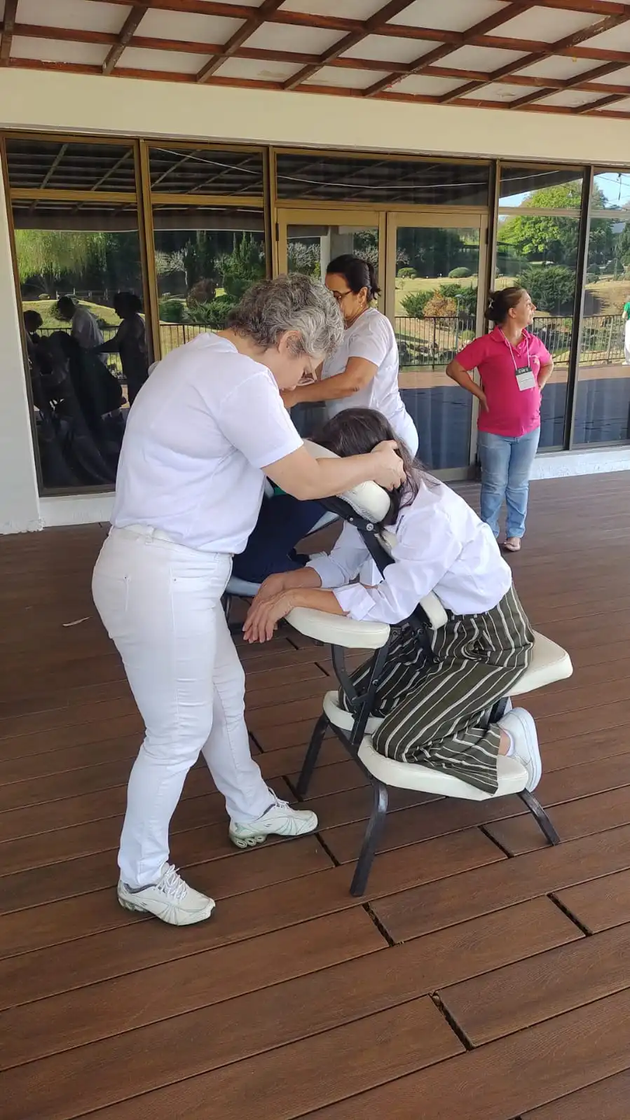 quick-massage no evento